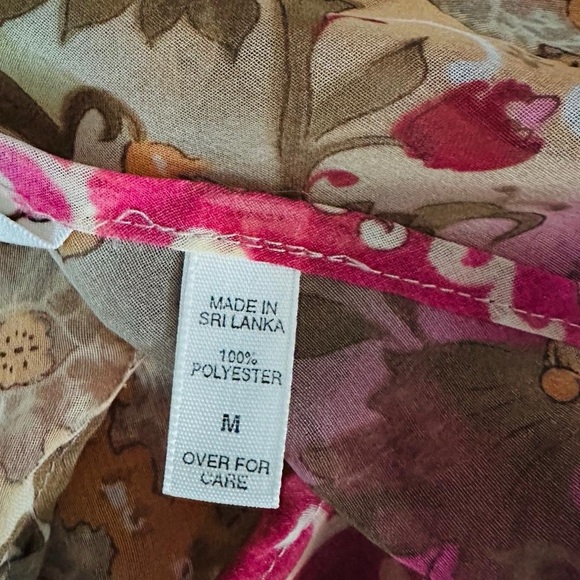 Victoria’s Secret Y2K Floral Slip Dress Tie Front - Picture 4 of 4